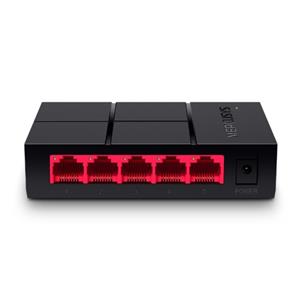 Switch Mercusys MS105G , 5 Portas Gigabit RJ45 , 10/100/1000 Mbps , Plug and Play , Não Gerenciável , Desktop , LiteWave