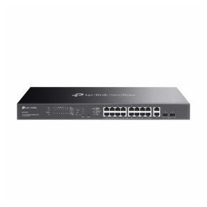 Switch Gerenciável PoE+ , TP-Link Omada , ES220GMP , 20 Portas Gigabit , 16 PoE+ , 250W , 2 SFP