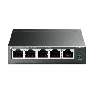 Switch TP-Link TL-SG105PE , 5 Portas Gigabit , 4 Portas PoE+ , Easy Smart , 65W , Desktop