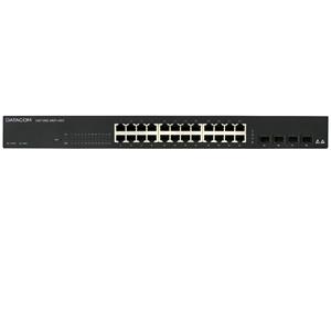 Swith Datacom DM1105E 24GT+4GX , 24 Portas , VLAN , ACL , DHCP , IPv6 , IPv4 , Preto