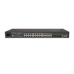 Swith Datacom DM1205E 24GT+4XS , 24 Portas , Gerenciável , VLAN , ACL , DHCP , IPv6 , IPv4 , Preto