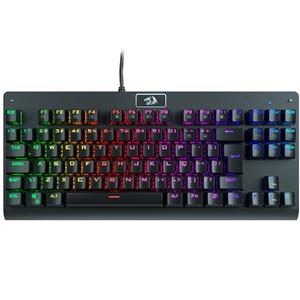 Teclado Mecânico Gamer Redragon Dark Avenger TKL , RGB , Switch Red , ABNT2 , USB , Preto
