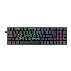 Teclado Mecânico Gamer Redragon Pollux TKL , RGB , Switch Blue , ABNT2 , USB , Preto