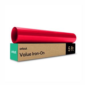 Vinil Termocolante Cricut econômico , Vermelho (30 cm x 1,5 m)
