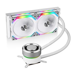 Water Cooler Lian Li Galahad AIO UNI FAN SL120 , RGB , 240mm , Intel e AMD , Branco