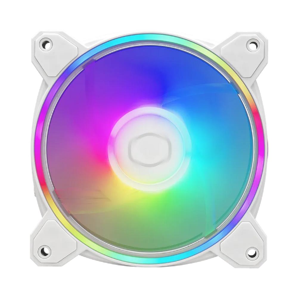 KIT 3 Fan Cooler Master MF120 HALO2, Dual Loop LED, Iluminação RGB, BCO
