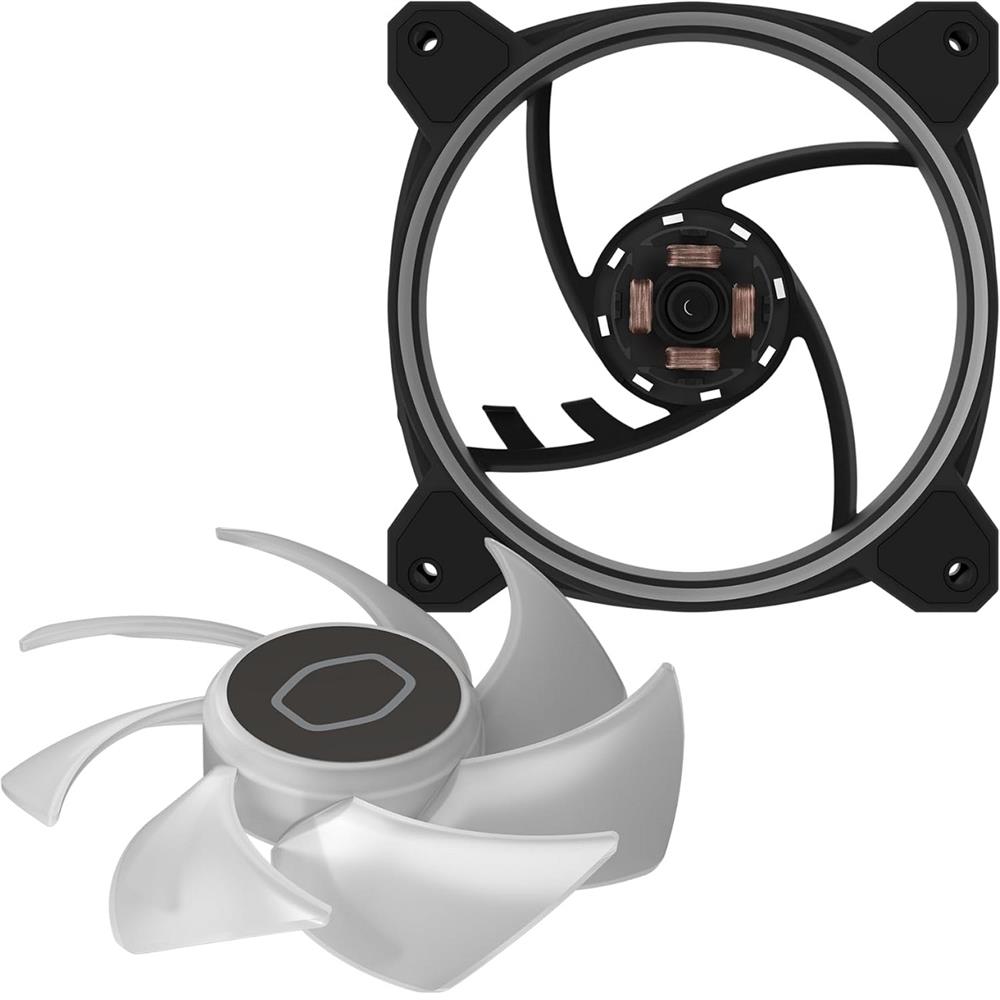 Kit Cooler para Gabinete Cooler Master MF120 Halo 2, 3 Fans, 120 mm, ARGB, Preto
