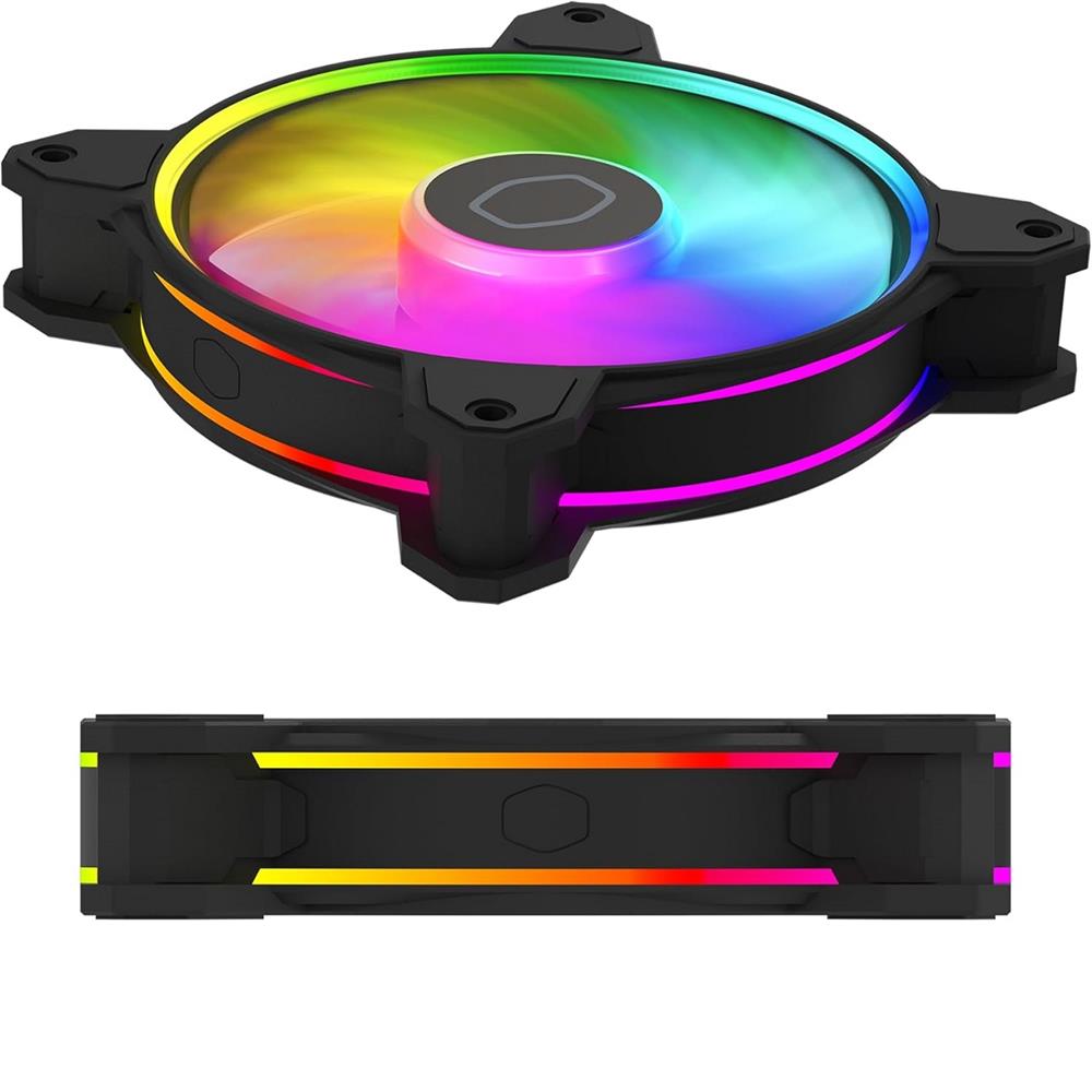 Kit Cooler para Gabinete Cooler Master MF120 Halo 2, 3 Fans, 120 mm, ARGB, Preto