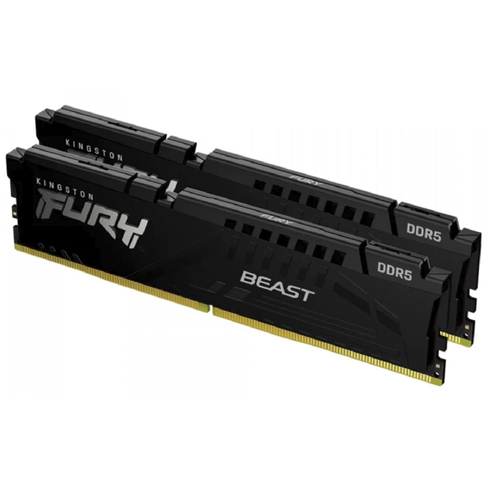 Memória DDR5 Kingston Fury Beast EXPO, 16GB (2x 8GB), 6000MHz, Preto
