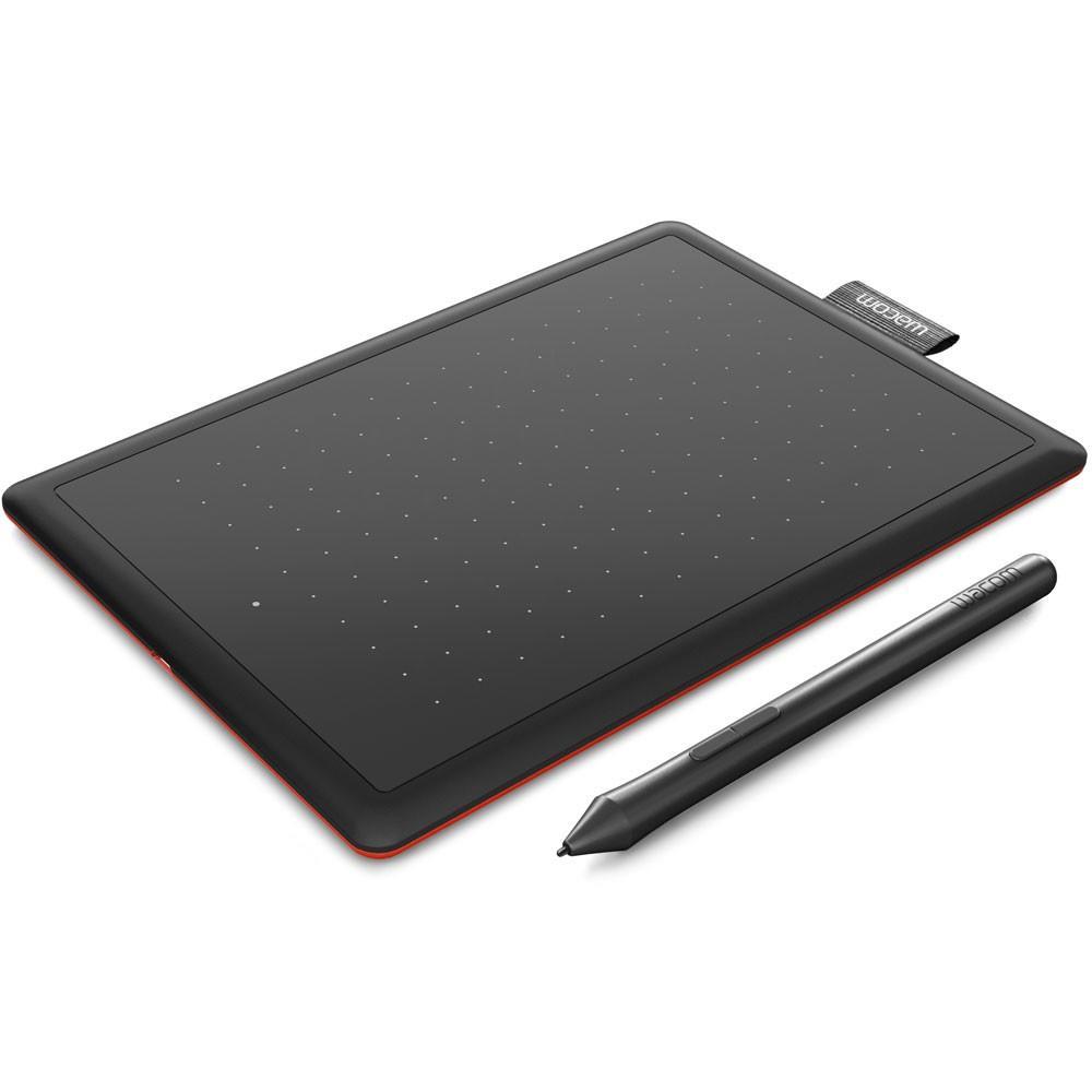 Mesa Digitalizadora One By Wacom CTL472, Pequena, Preto e Vermelho