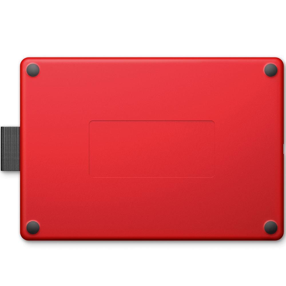 Mesa Digitalizadora One By Wacom CTL472, Pequena, Preto e Vermelho