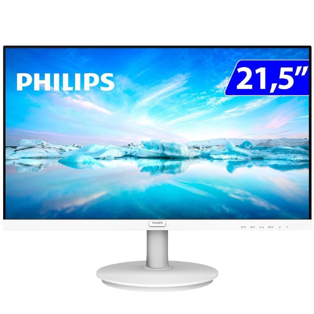 Monitor Philips 221V8LW, 21.5", LED, Full HD 1920x1080, Bivolt, HDMI
