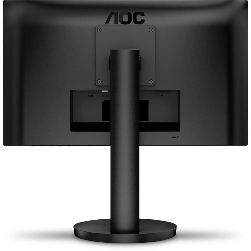 Monitor AOC 22B3HMF 21.5", Full HD, 75Hz, Ajuste de Altura, HDMI e VGA, Preto