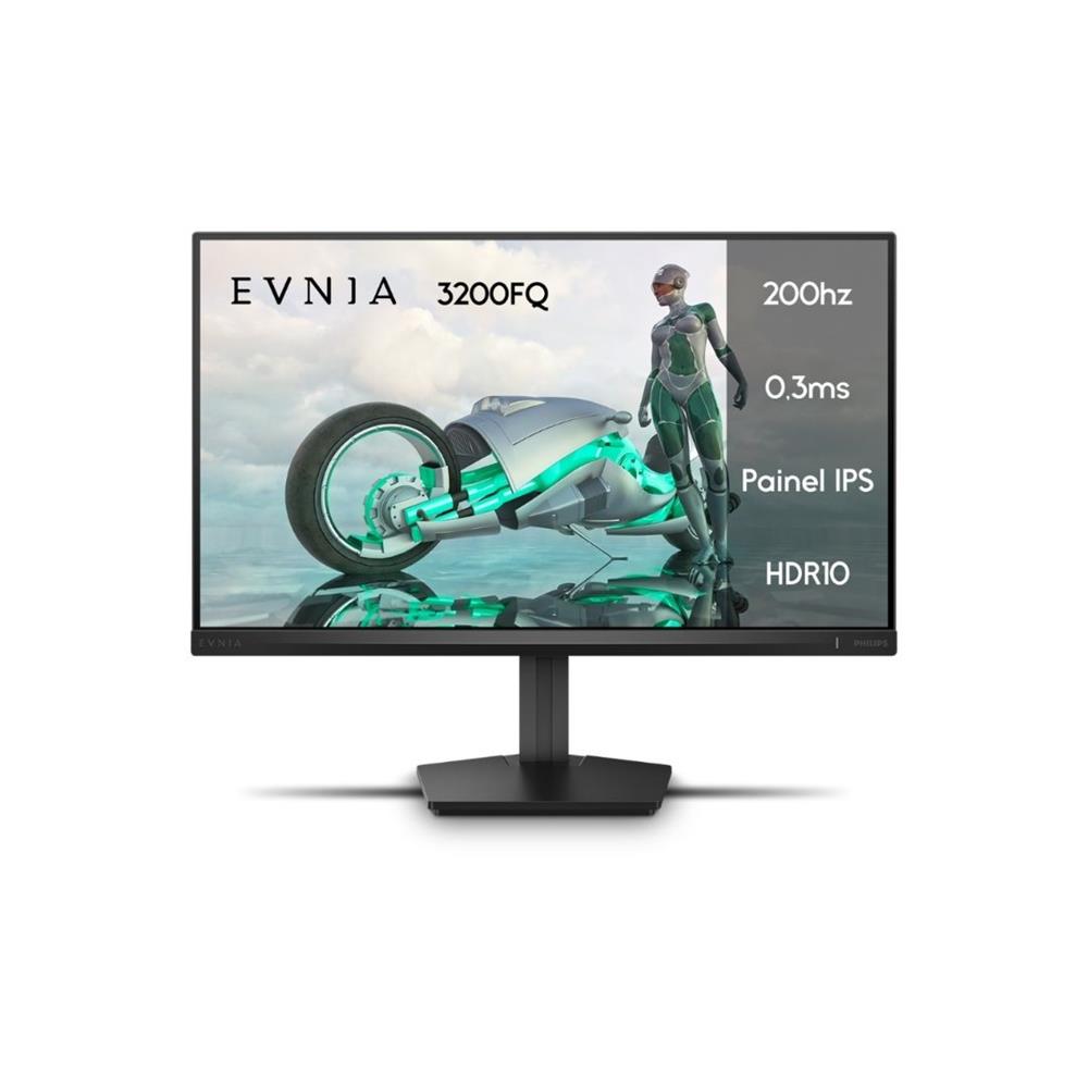 Monitor Gamer Philips Evnia 27M2N3200FQ/57, LED 27", IPS, 200 Hz, 0,3 ms, HDMI e DisplayPort