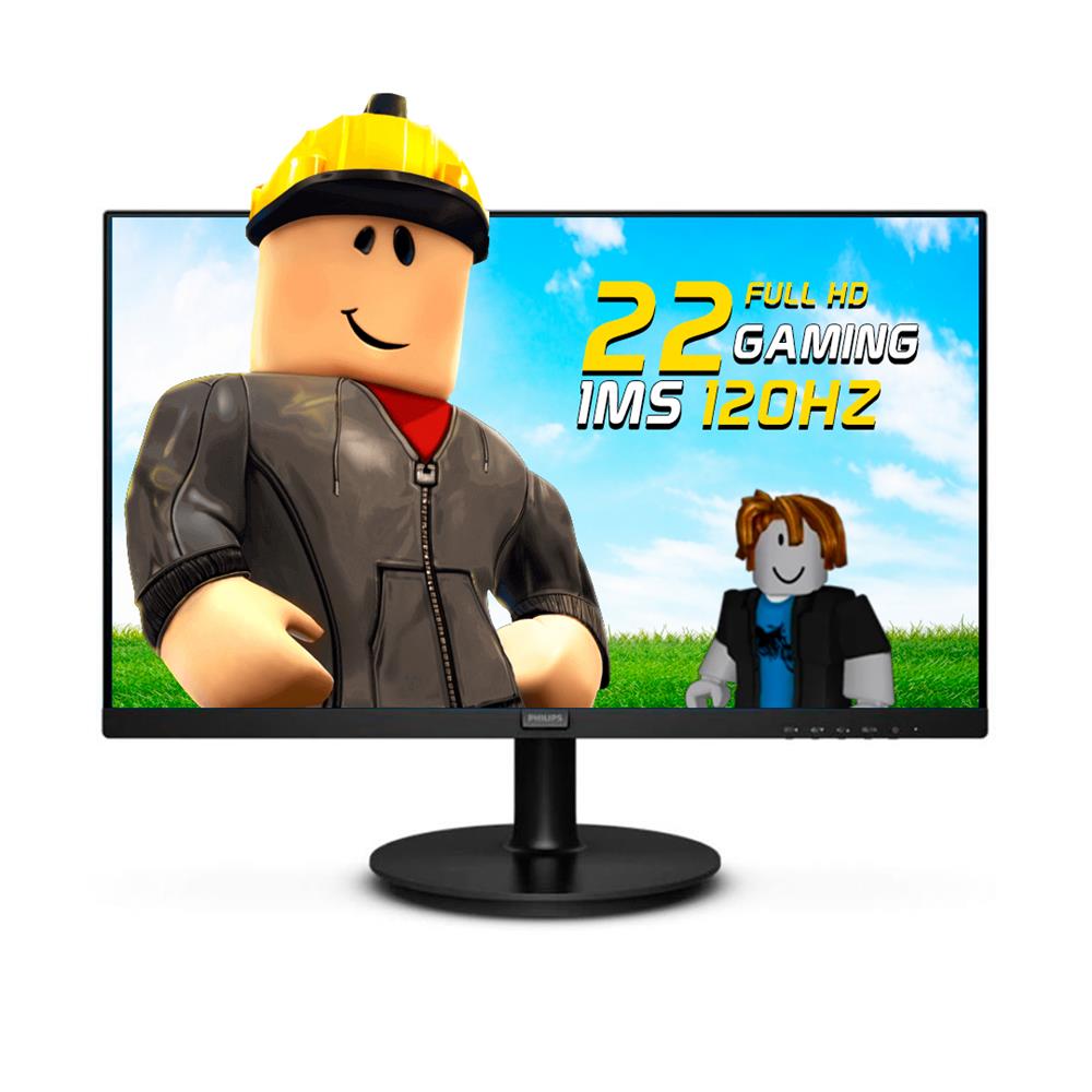 Monitor Philips 221V8LB, 21.5 polegadas, FHD, 120Hz, 1920 x 1980, Preto