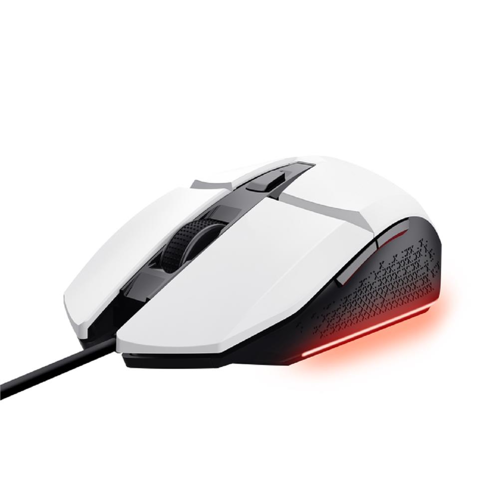 Mouse Gaming Trust Bayo GXT 109W, ABS, USB, Ergonômico, Branco