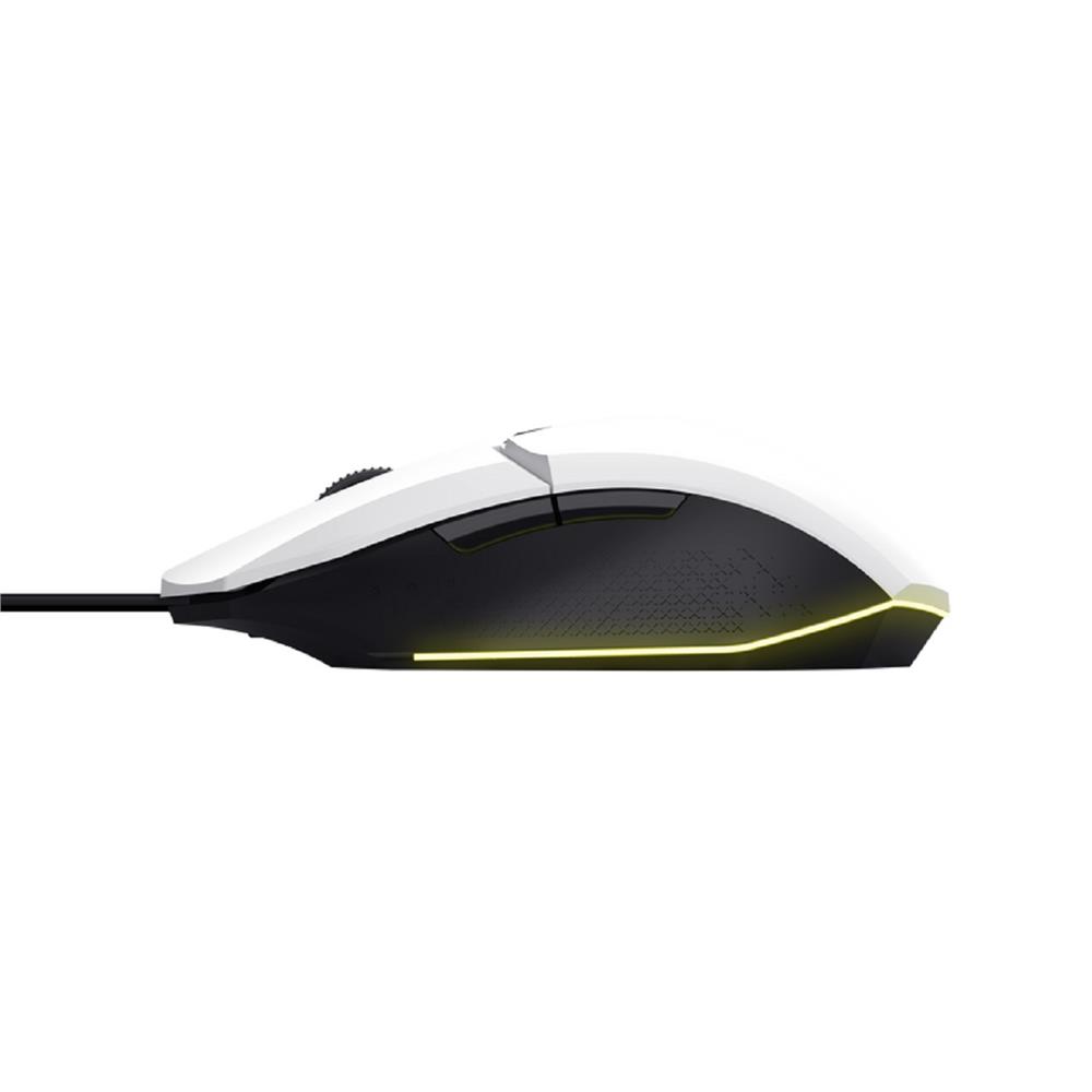 Mouse Gaming Trust Bayo GXT 109W, ABS, USB, Ergonômico, Branco