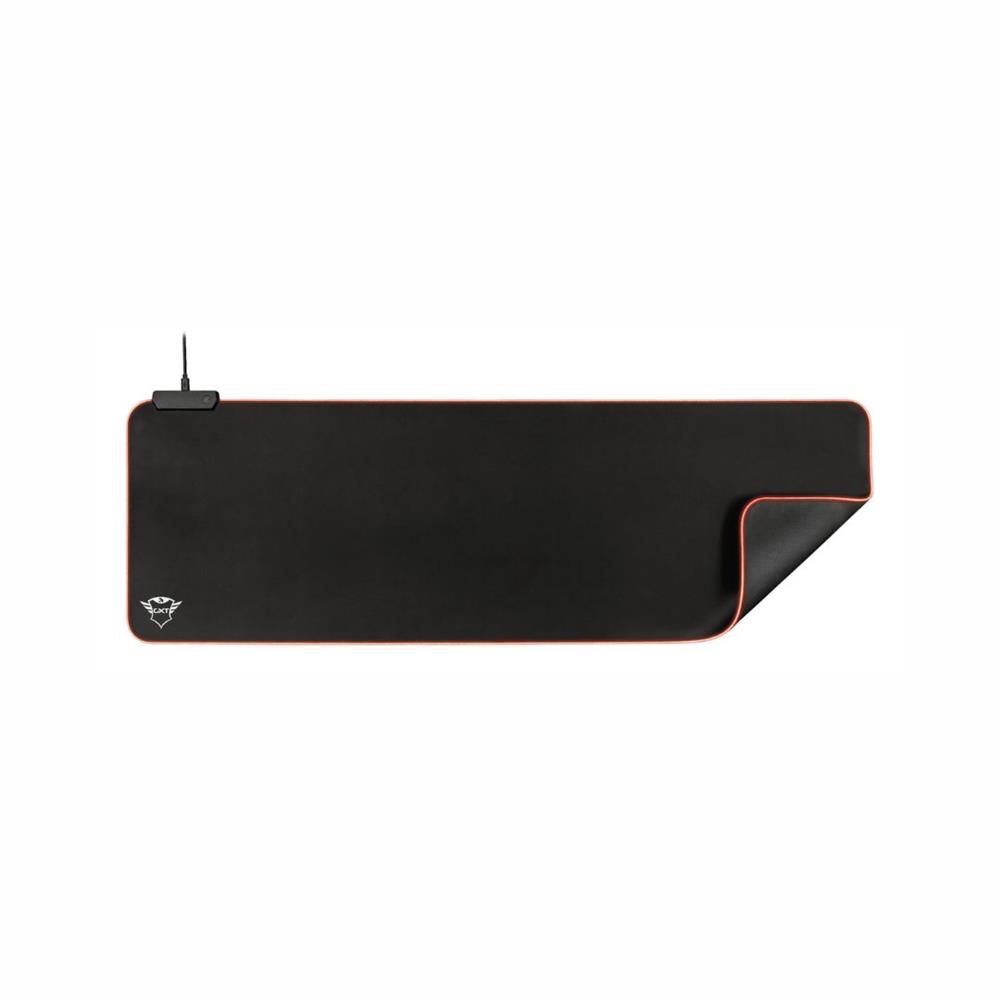Mousepad Gamer Trust GXT 764 Glide-Flex XXL, RGB, Extra Grande, 93x30cm, Preto