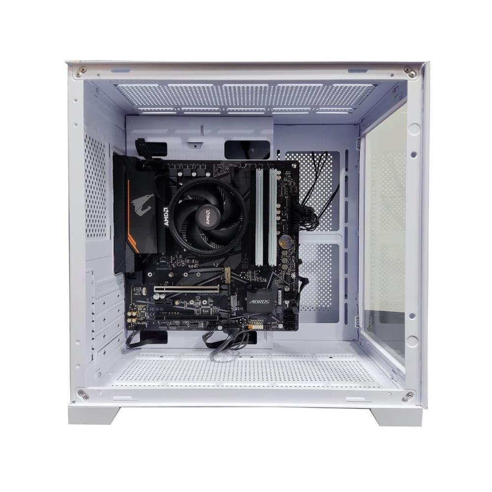 PC Gamer AMD, Ryzen 5 5600GT, Chipset B550M, 16GB, SSD 480GB, Branco