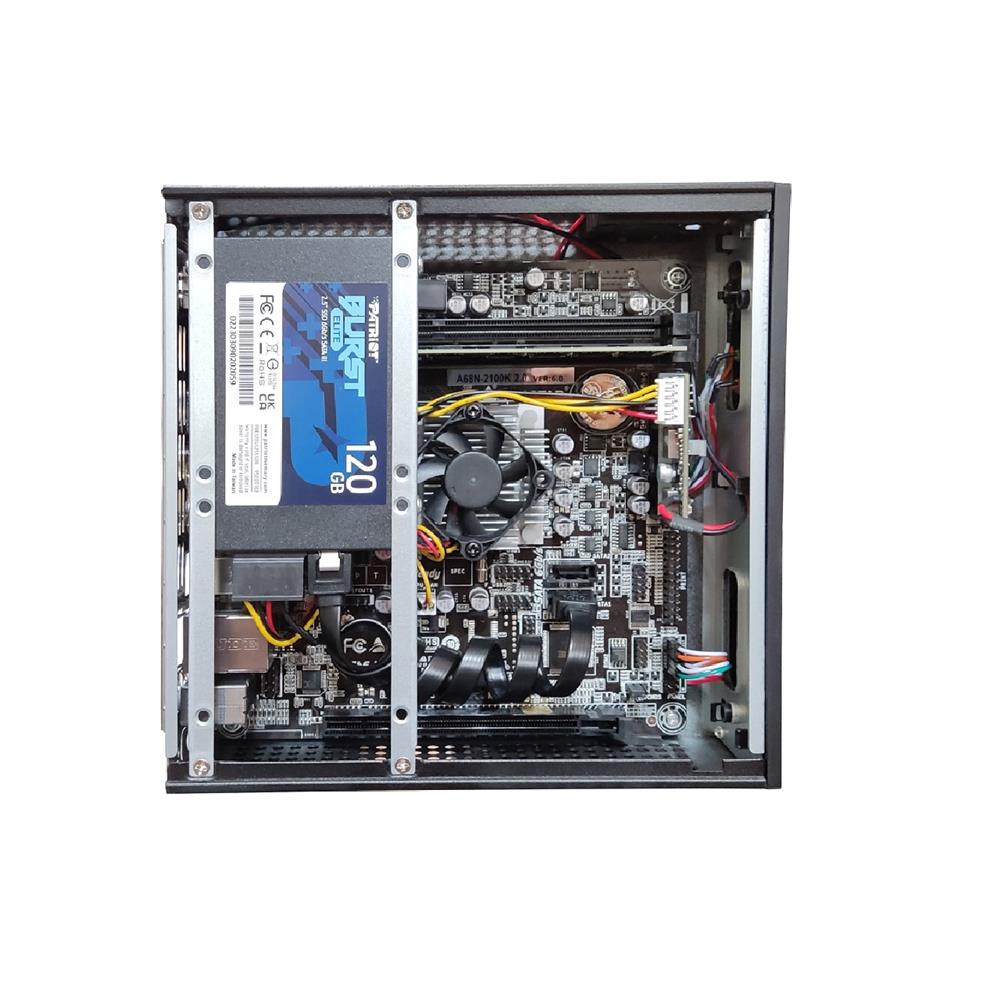 Computador YON ITX A68N2100K, AMD E1-6010, 8GB RAM, DDR3, 120GB SSD, Windows 10, Office 365 Trial