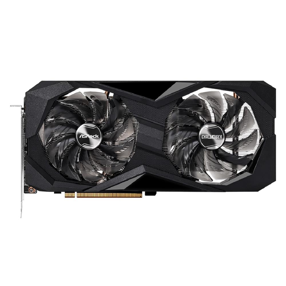 Placa de Vídeo ASRock Radeon RX 6600 Challenger D, 8GB, GDDR6, 128-Bit, Preto