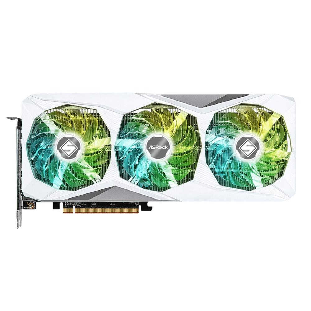 Placa de Vídeo ASRock Radeon RX 7600 Steel Legend OC, 8GB, GDDR6, 128-Bit, FSR, Ray Tracing, Branco