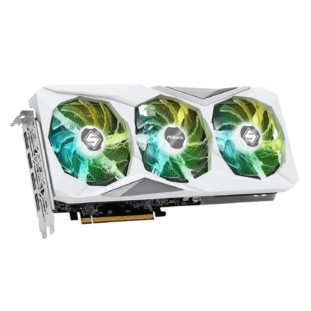 Placa de Vídeo ASRock Radeon RX 7600 Steel Legend OC, 8GB, GDDR6, 128-Bit, FSR, Ray Tracing, Branco