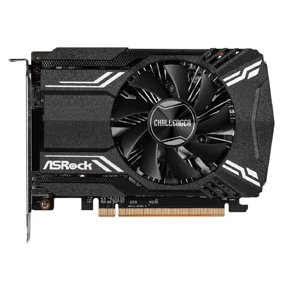 Placa de Vídeo ASRock Radeon RX 6400 Challenger ITX, 4GB, GDDR6, 64-Bit, Preto