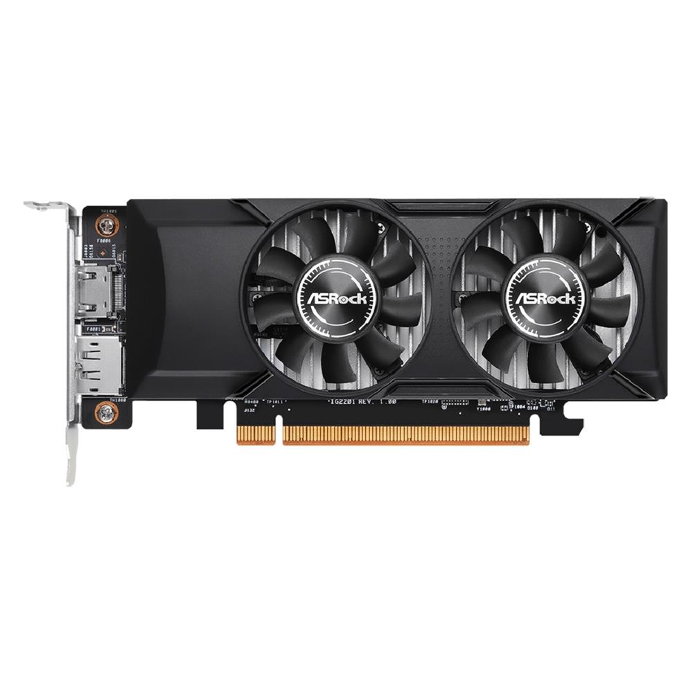 Placa de Vídeo ASRock Arc A310 Low Profile, 4GB, GDDR6, 64-Bit, Preto