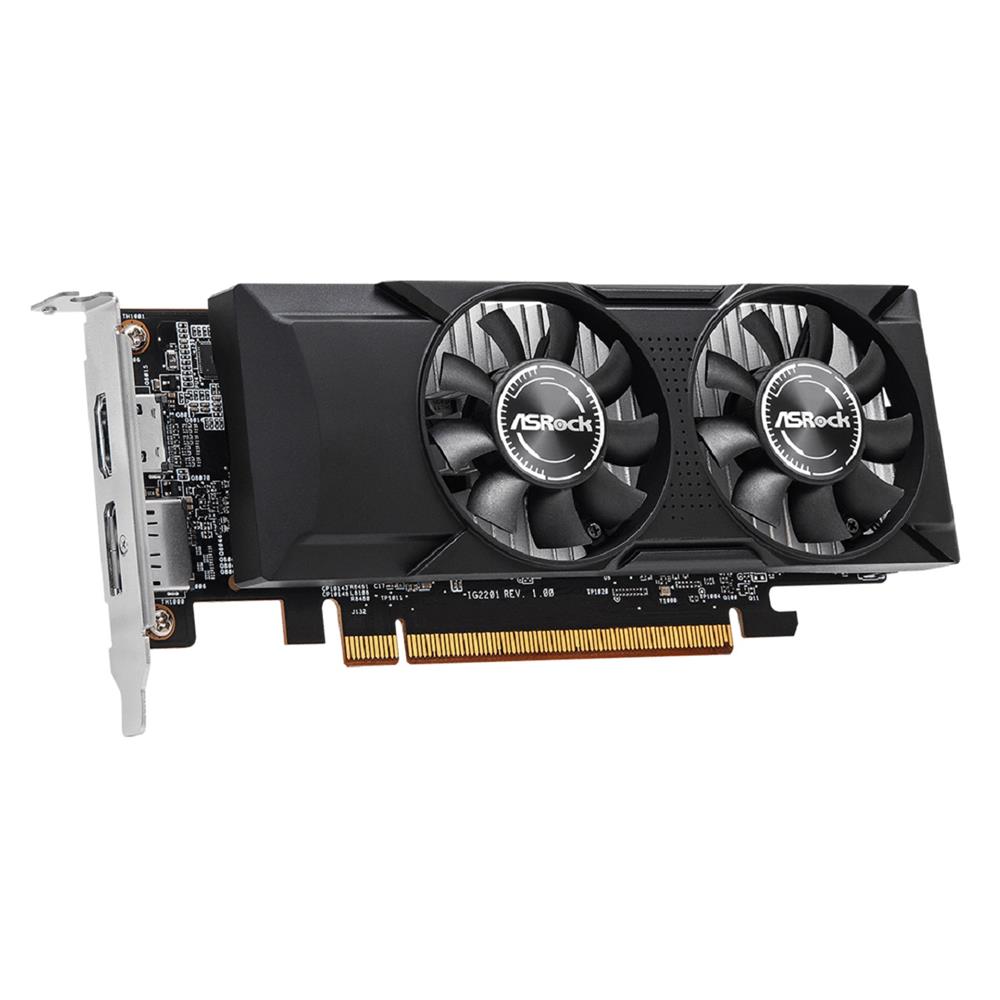 Placa de Vídeo ASRock Arc A310 Low Profile, 4GB, GDDR6, 64-Bit, Preto