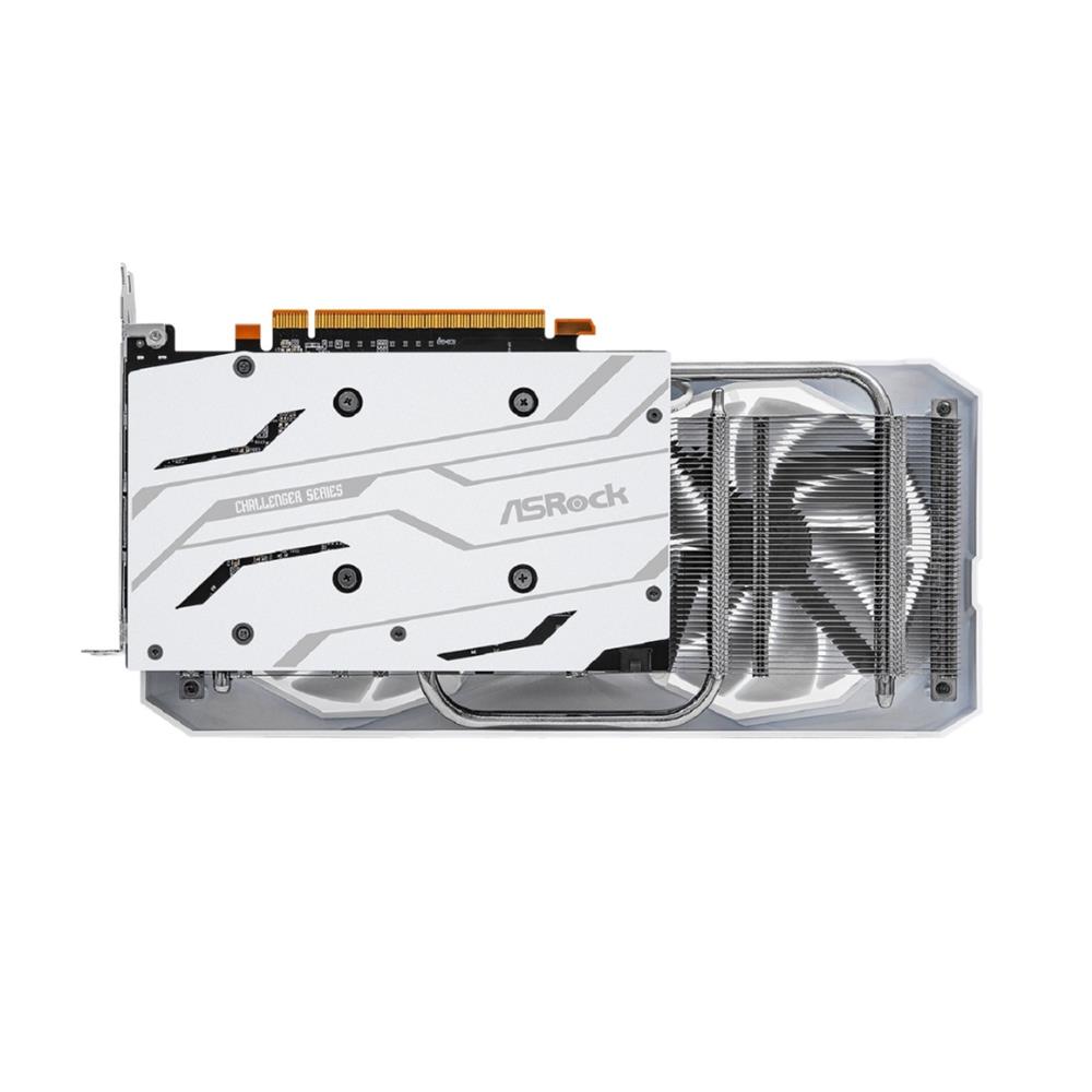 Placa de Vídeo ASRock Radeon RX 6600 Challenger, 8GB, GDDR6, 128-Bit, Branco
