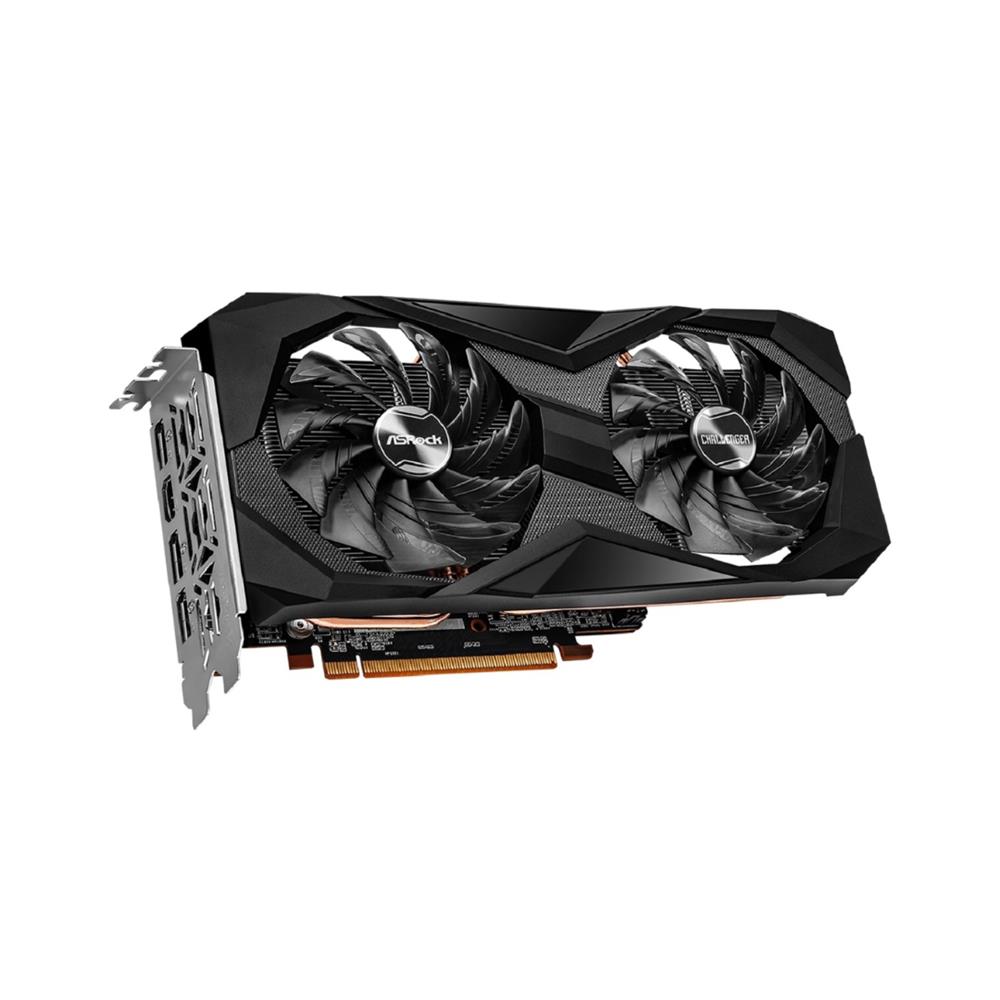 Placa de Vídeo ASRock Radeon RX 6600 Challenger D, 8GB, GDDR6, 128-Bit, Preto