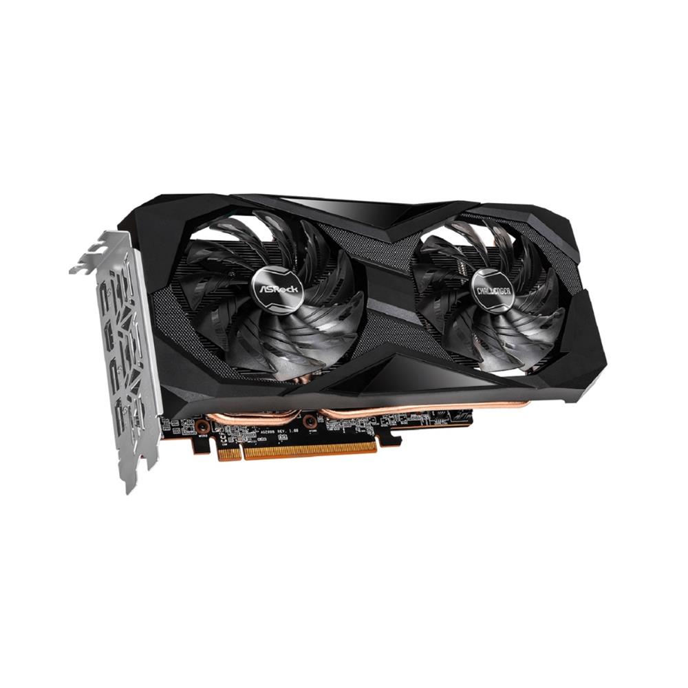 Placa de Vídeo ASRock Radeon RX 7600 Challenger OC, 8GB, GDDR6, 128-Bit, FSR, Ray Tracing, Preto
