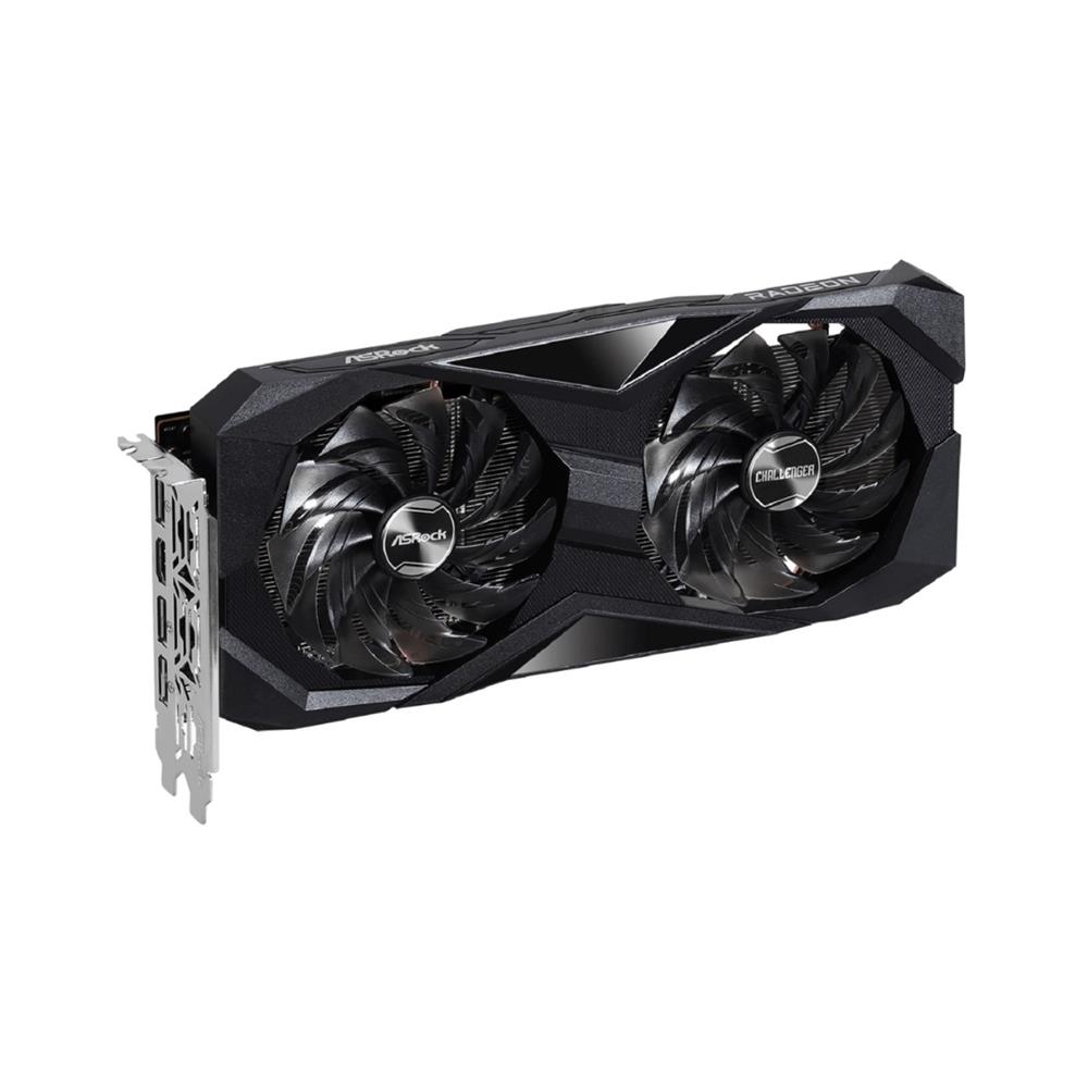 Placa de Vídeo ASRock Radeon RX 7600 Challenger OC, 8GB, GDDR6, 128-Bit, FSR, Ray Tracing, Preto
