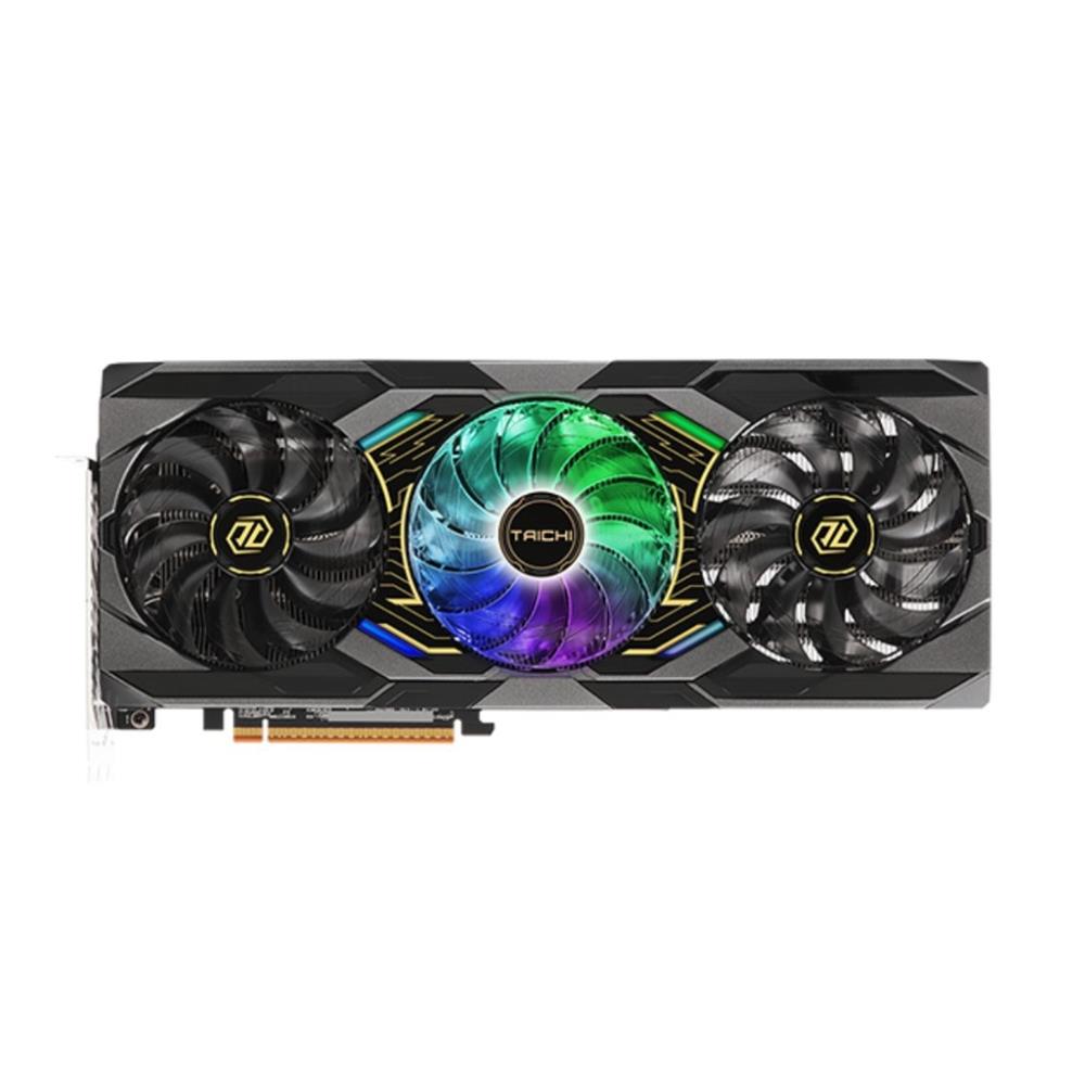 Placa de Vídeo ASRock Radeon RX 9070 XT Taichi OC, 16GB, GDDR6, 256-Bits, PCI Express 5.0, LEDs ARGB, Preto