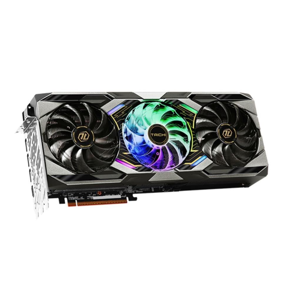 Placa de Vídeo ASRock Radeon RX 9070 XT Taichi OC, 16GB, GDDR6, 256-Bits, PCI Express 5.0, LEDs ARGB, Preto