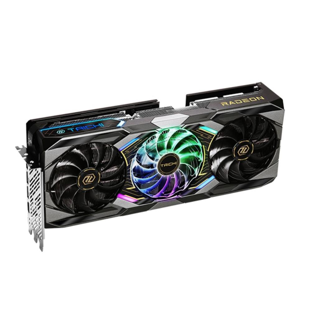 Placa de Vídeo ASRock Radeon RX 9070 XT Taichi OC, 16GB, GDDR6, 256-Bits, PCI Express 5.0, LEDs ARGB, Preto