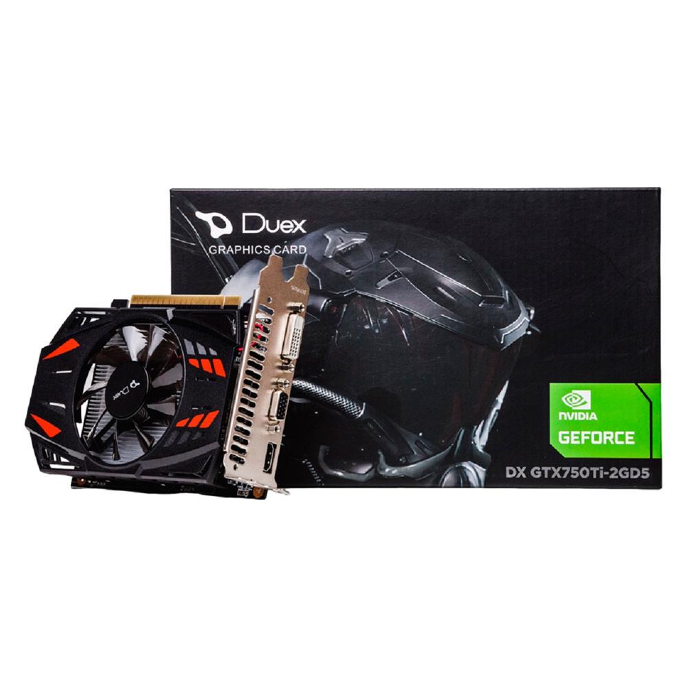 Placa de Vídeo Duex NVIDIA GeForce GTX 750 Ti, 2GB GDDR5, 128Bit, GTX750TI-2GD5
