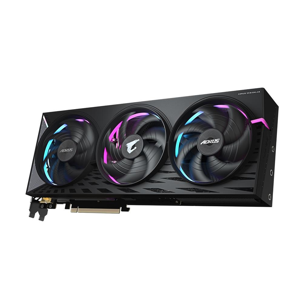 Placa de Vídeo Gigabyte Aorus Radeon RX 9070 XT Elite, 16GB, 256 Bits, GDDR6, DLSS, Ray Tracing, Preto
