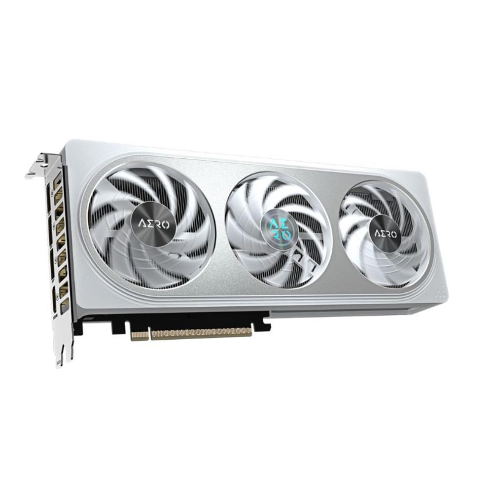 Placa de Vídeo Gigabyte GeForce RTX 5060 AERO OC, 8GB, GDDR7, 128bit, Branco