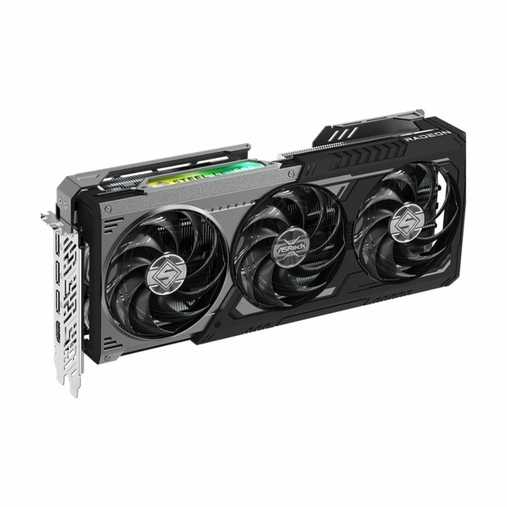 Placa de Vídeo RX9070XT SLD 16G AMD Radeon, 16GB, GDDR6, DirectX 12 Ultimate,256 Bit, Preto