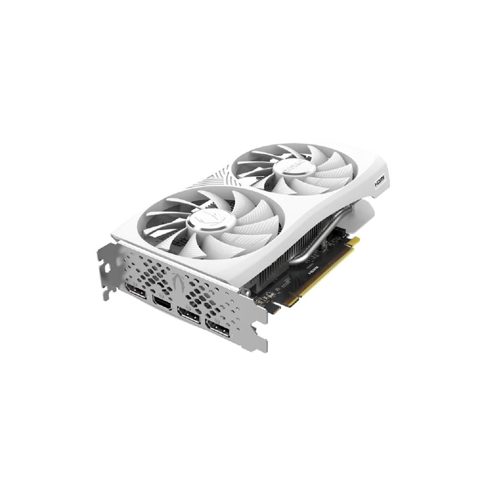 Placa de Vídeo Zotac GeForce, RTX 4060 Twin Edge OC, 8GB GDDR6, 128-Bit, Branco, ZT-D40600Q-10M