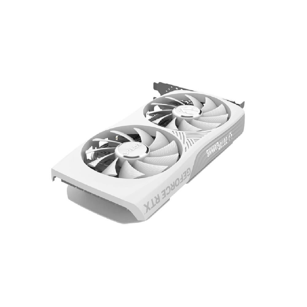 Placa de Vídeo Zotac GeForce, RTX 4060 Twin Edge OC, 8GB GDDR6, 128-Bit, Branco, ZT-D40600Q-10M