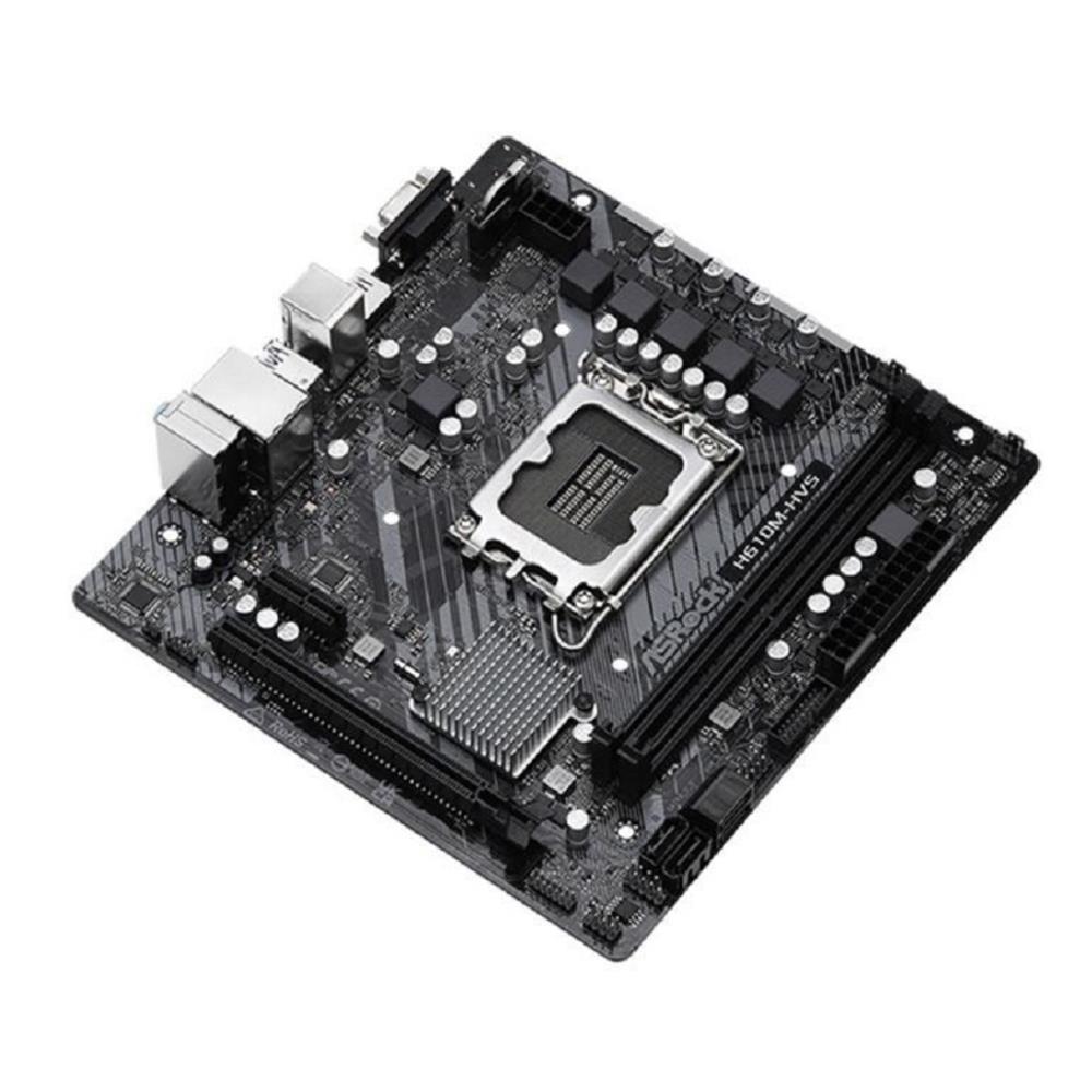 Placa Mãe ASRock H610M-HVS, Chipset H610, Intel LGA 1700, mATX, DDR4