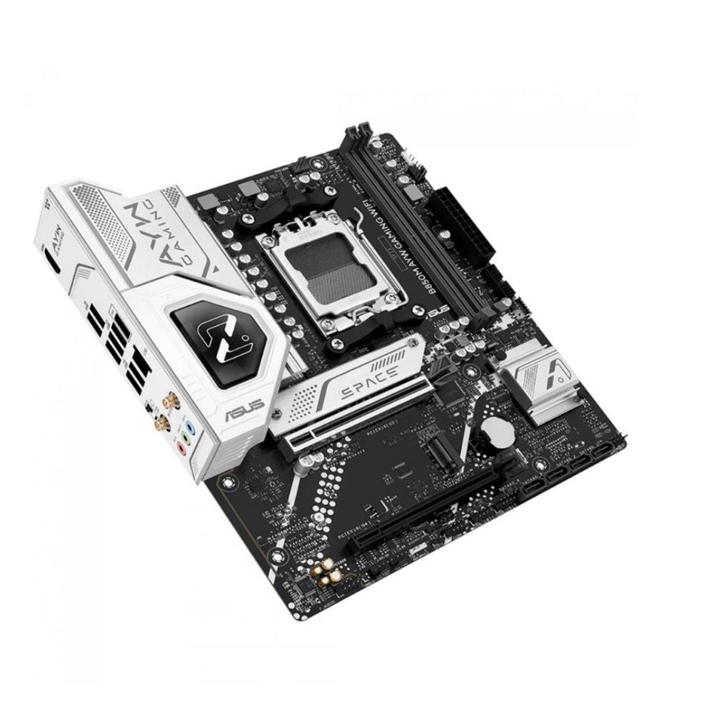 Placa-mãe ASUS B760M-AYW WIFI II, Intel LGA1700, DDR5, Micro-ATX, Preto