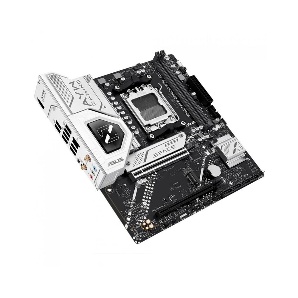 Placa Mãe Asus B850M AYW Gaming WiFi, Chipset B850, AMD AM5, mATX, DDR5