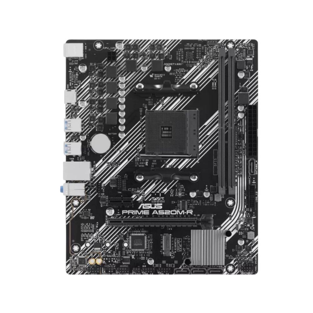 Placa mãe ASUS PRIME A520M-R, AM4, DDR4, M.2, Chipset A520, PCIe, HDMI - 90MB1H60-M0EAY0