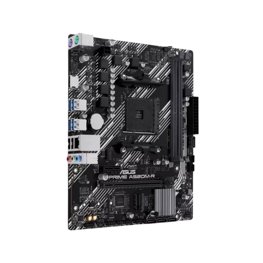 Placa mãe ASUS PRIME A520M-R, AM4, DDR4, M.2, Chipset A520, PCIe, HDMI - 90MB1H60-M0EAY0