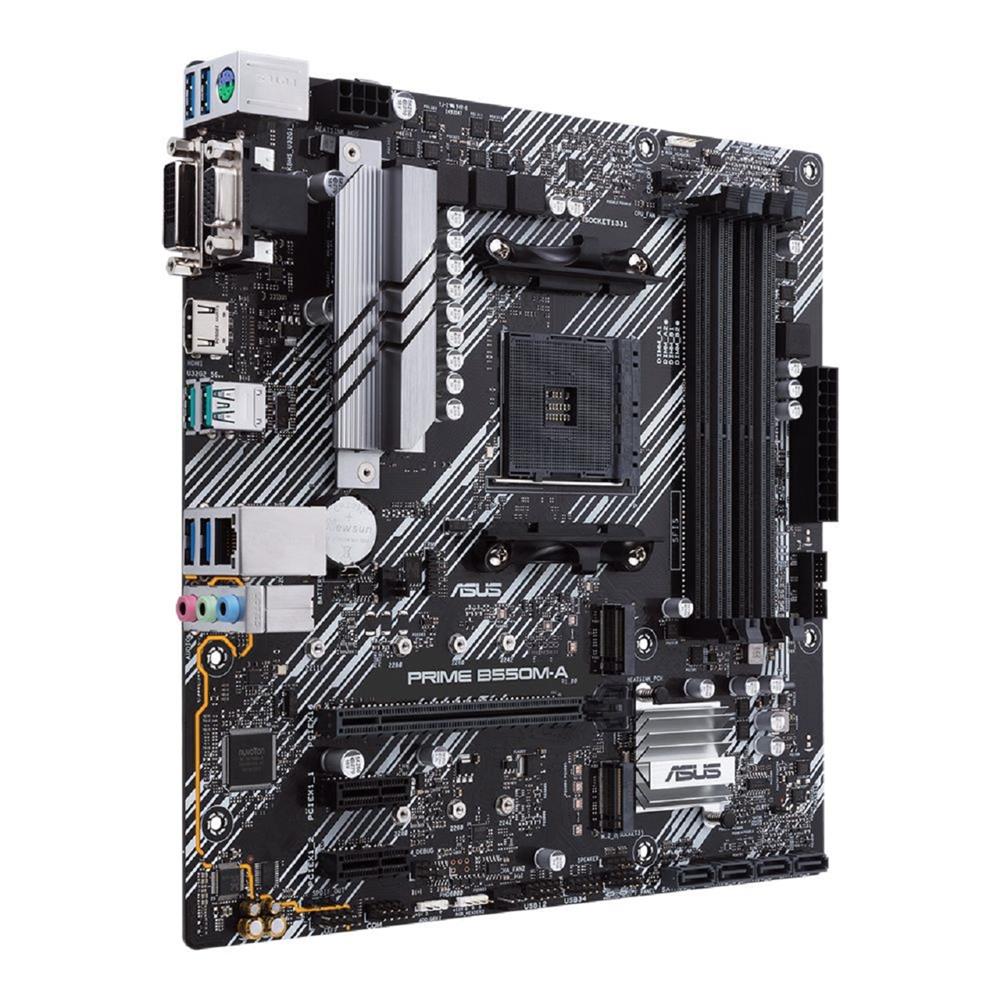 Placa Mãe Asus Prime B550M-A, Chipset B550, AMD AM4, mATX, DDR4
