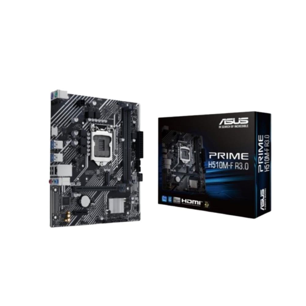 Placa-mãe ASUS Prime H510M-F, 64 GB, Soquete LGA 1200, mATX, DDR4